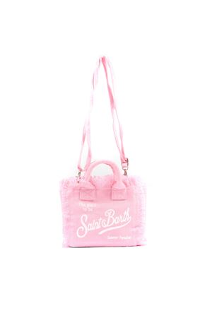 Borsa Vanity Mini in lino rosa SAINT BARTH KIDS | VAMI00800142L